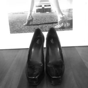 Gucci patent leather pumps